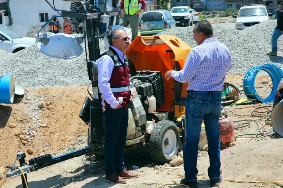Avanza obra del tanque Rub SARH, pieza clave en el abasto de agua en Tijuana