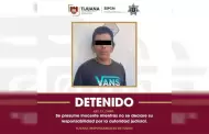 Detiene Polica Municipal de Tijuana al presunto responsable de un homicidio en la colonia Anexa Los Laureles