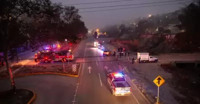 Muere oficial atropellado