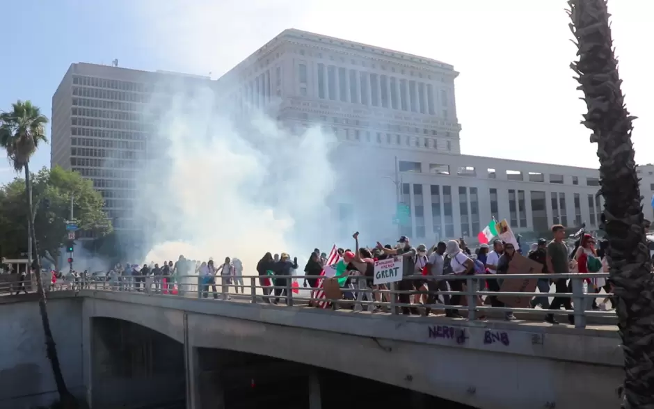 Protestas en Los ngeles