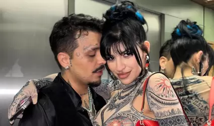 Cazzu y Christian Nodal