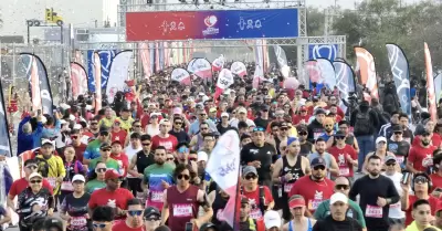 �xito hist�rico en el medio marat�n Tijuana 2025 de Fundaci�n Castro-Lim�n