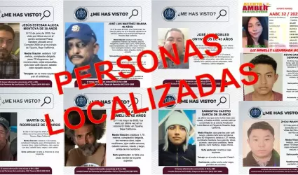 Personas localizadas