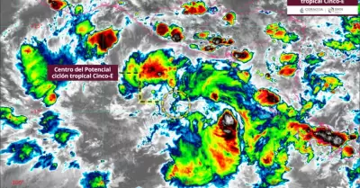 Cicl�n tropical Cinco-E en el Pac�fico
