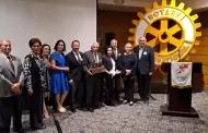 Distinguen a rotario Alejandro Villalvazo por 60 aos de servicio