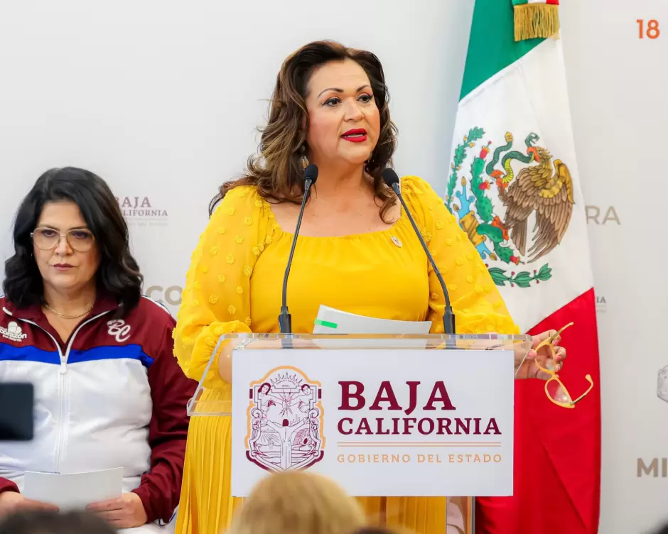Titular de la Secretara de Cultura de Baja California, Alma Delia brego Ceballos