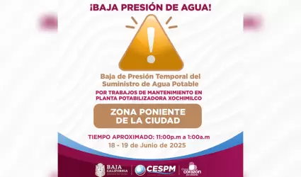 Trabajos de mantenimiento en la planta Xochimilco