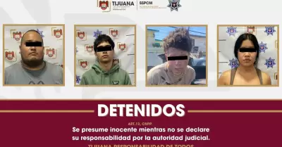 Presuntos responsables por daños en propiedad ajena en yonque de la colonia La M