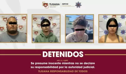 Presuntos responsables por daos en propiedad ajena en yonque de la colonia La M