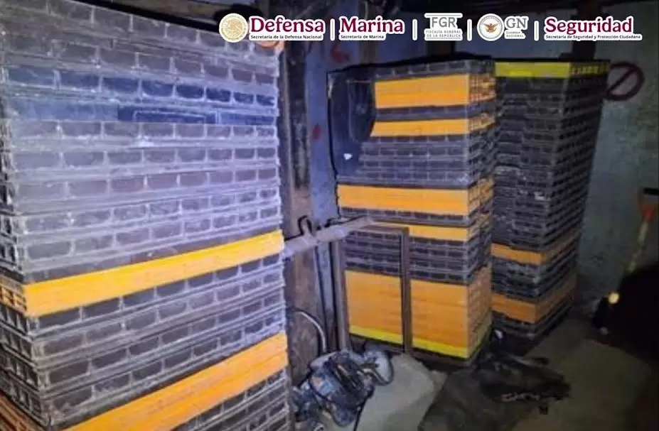 En Baja California, tras ejecutar una orden de cateo se inhabilit un tnel que conectaba con Estados Unidos