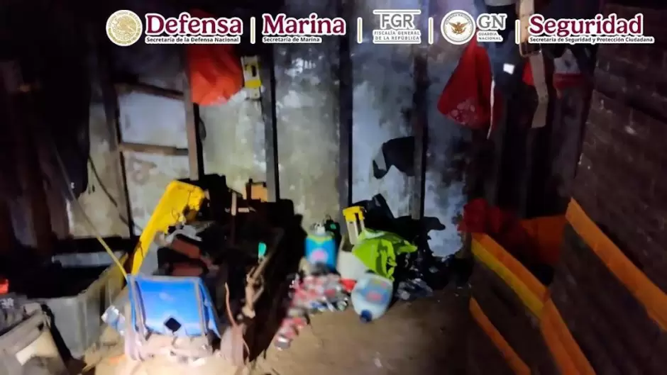 En Baja California, tras ejecutar una orden de cateo se inhabilit un tnel que conectaba con Estados Unidos