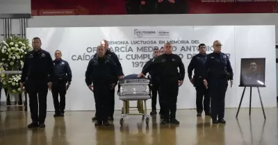 Despiden con honores al oficial de trnsito Antonio Garca Medrano