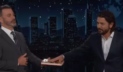 Jimmy Kimmel y Diego Luna