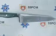Asegura Polica Municipal de Tijuana a menor sealado por agresin con arma blanca en ria familiar