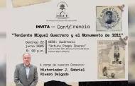 Historiador impartir conferencia "El Teniente Miguel Guerrero y el Monumento de 1911"