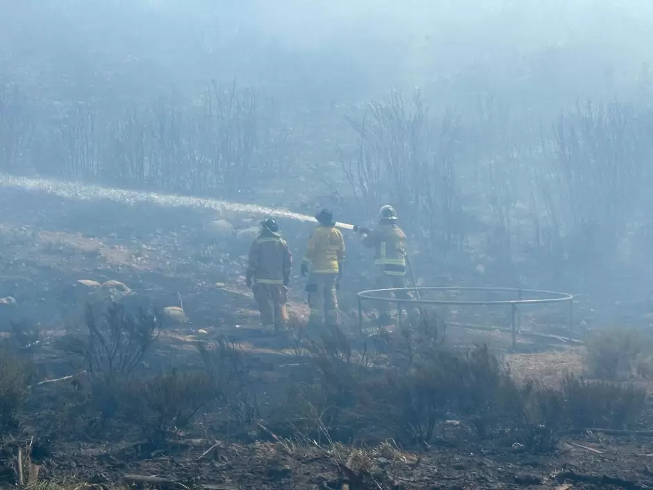 Incendios activos de Tecate