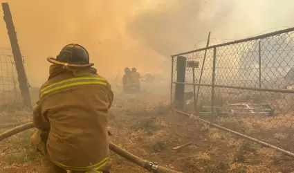 Incendios activos de Tecate