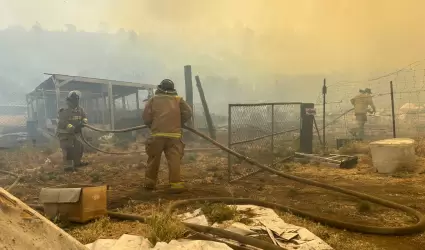 Incendios activos de Tecate