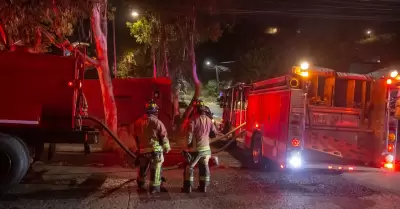 Incendio en vivienda de Can de las Rosas