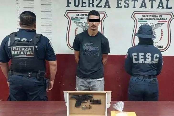 Detienen a grupo criminal en operativo en La Rumorosa