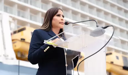 Alcaldesa Claudia Agatn Muiz.