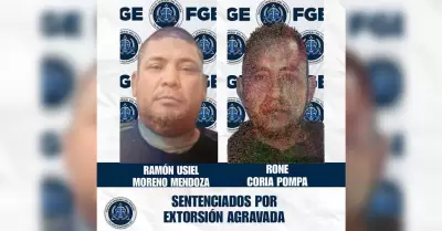 Sentenciados por extorsin agravada