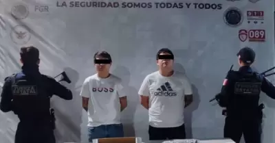 Detenidos con arma y droga