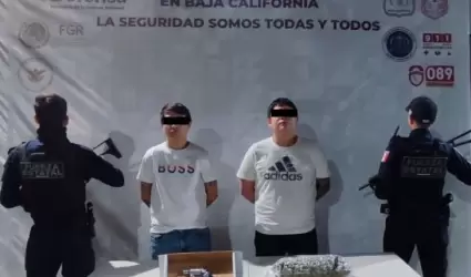 Detenidos con arma y droga