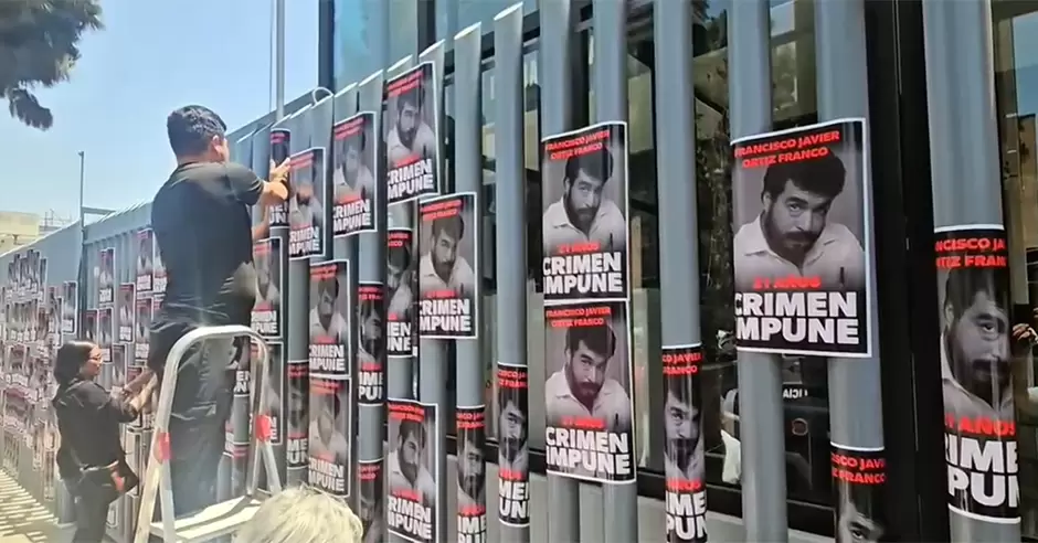 Manifestacin por el asesinato de Francisco Javier Ortiz