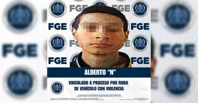 Vinculado a proceso por robo de vehículo con violencia