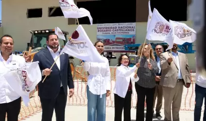 Arranque de obra de la Universidad Nacional Rosario Castellanos en Tijuana