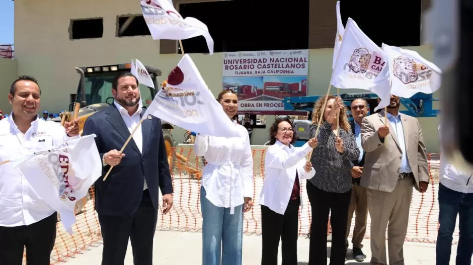 Arranque de obra de la Universidad Nacional Rosario Castellanos en Tijuana