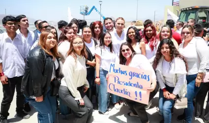 Obra de la Universidad Nacional Rosario Castellanos en Tijuana