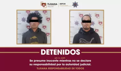 Detenidos en posesin de sustancias prohibidas y arma de utilera en Mariano Mat
