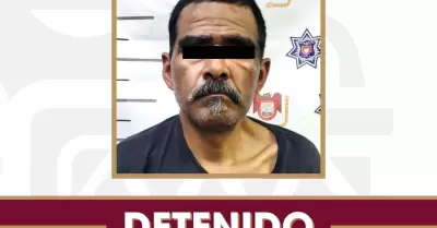 Presunto responsable de un homicidio en la colonia Hidalgo