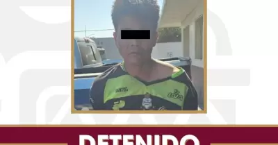 Presunto responsable de robo con violencia