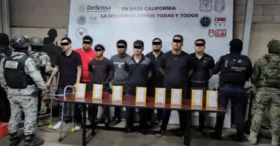 Presuntos narcomenudistas detenidos en Mexicali
