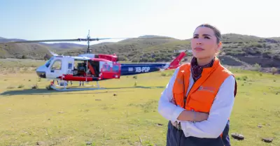 Refuerzan combate a incendio en Tecate