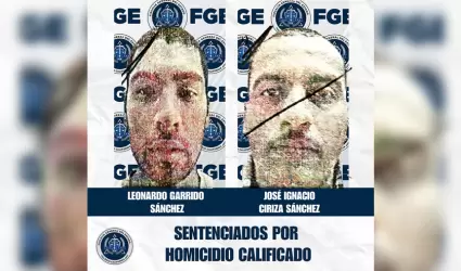 Sentenciados por homicidio calificado