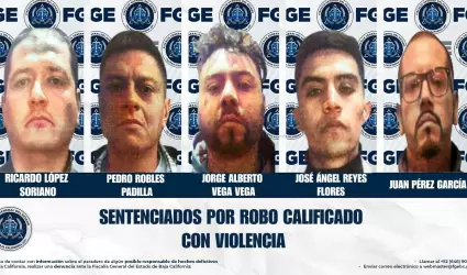 Responsables de robo con violencia en Playas de Tijuana