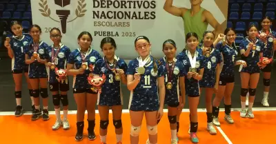 Estudiantes que ganaron nacional en voleibol