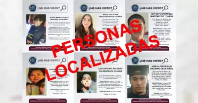 Personas localizadas