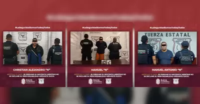 Detenidos por el Escuadrón Violeta