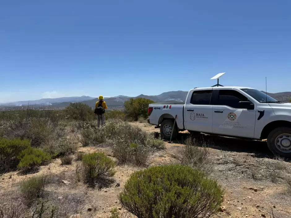 Incendio forestal "Guadalajara 2" en Tecate