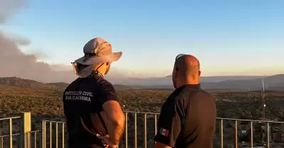 Incendio forestal "Guadalajara 2" en Tecate