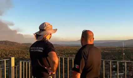 Incendio forestal "Guadalajara 2" en Tecate