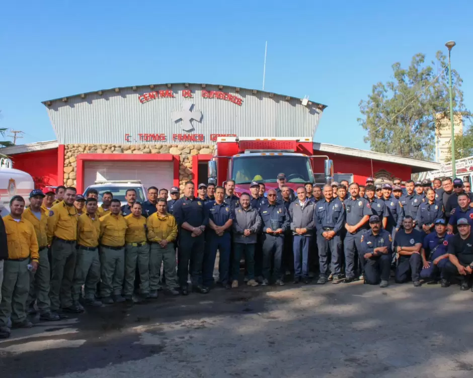 Incendio forestal "Guadalajara 2" en Tecate