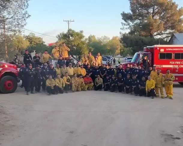 Incendio forestal "Guadalajara 2" en Tecate