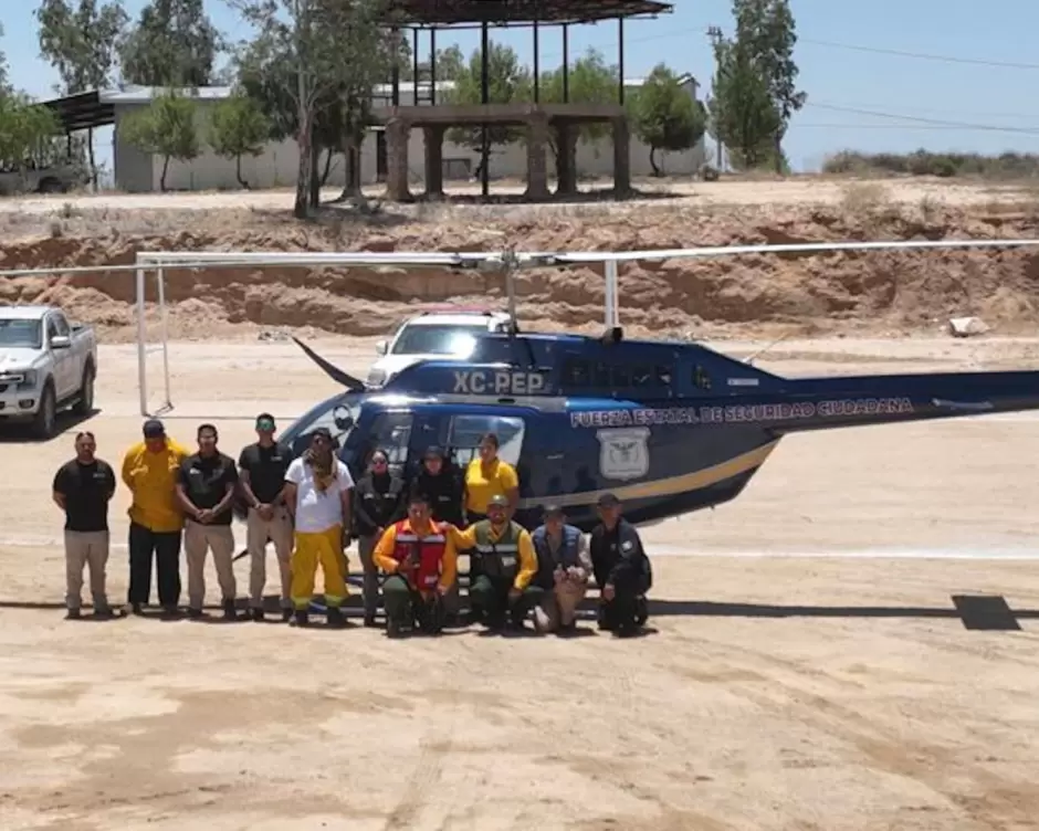 Incendio forestal "Guadalajara 2" en Tecate