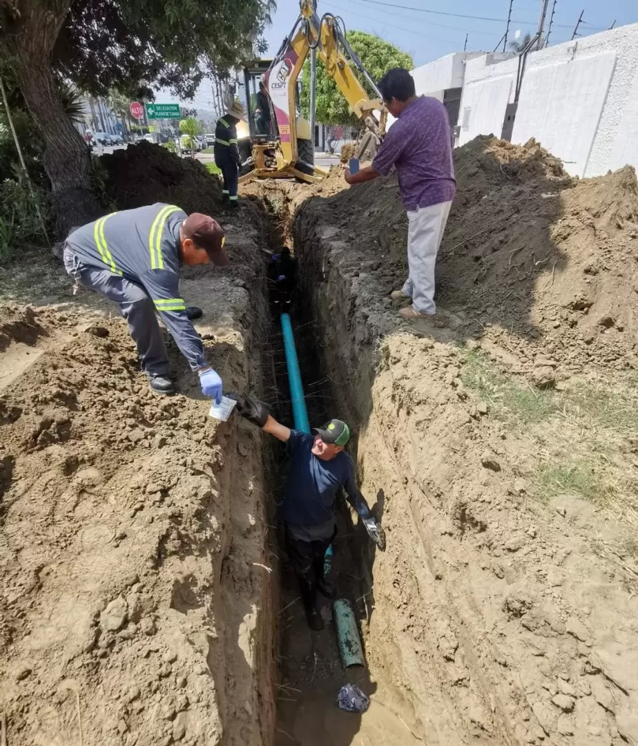 Rehabilitan red sanitaria en zona de alta afluencia en Tijuana